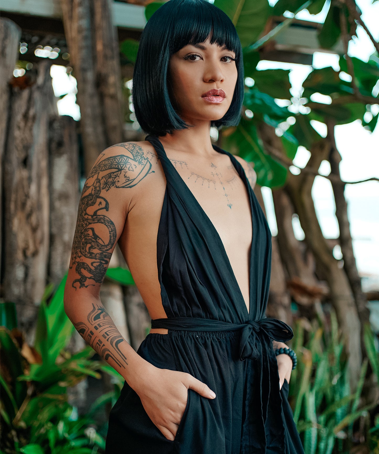 Savanna Versatile Jumpsuit (Black)