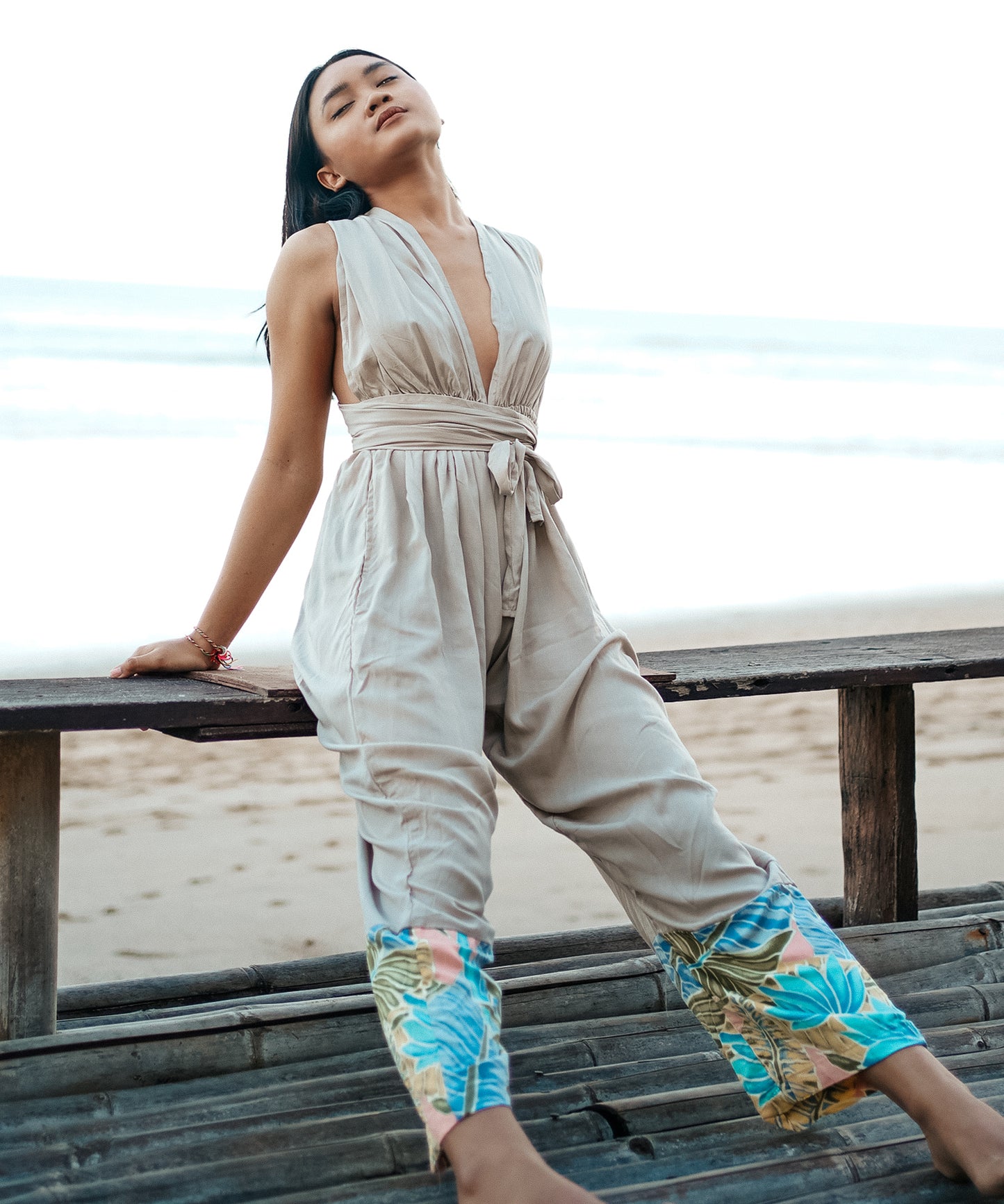 Savanna Versatile Jumpsuit (Cream)