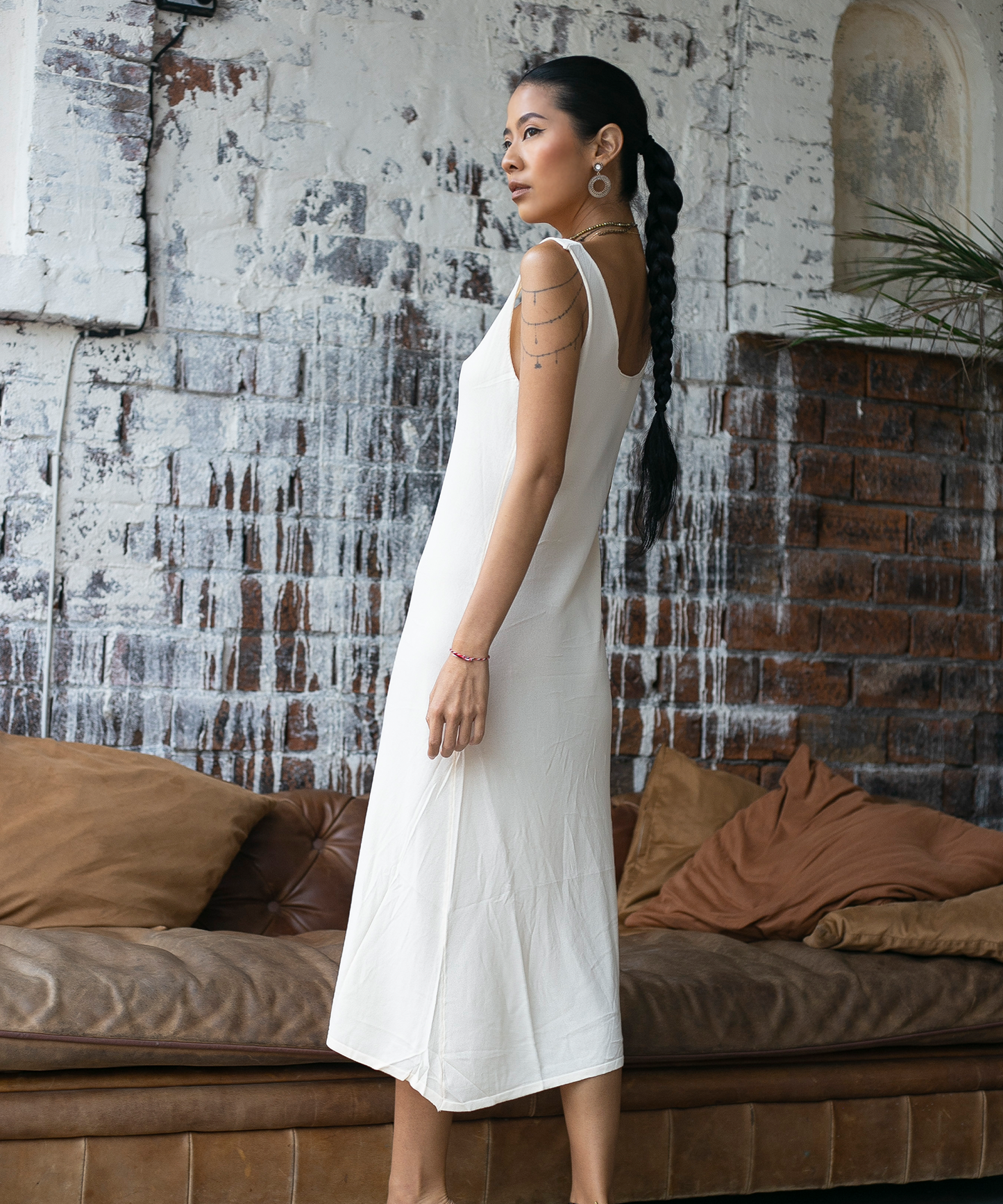 Marilyn Dress (Cream)