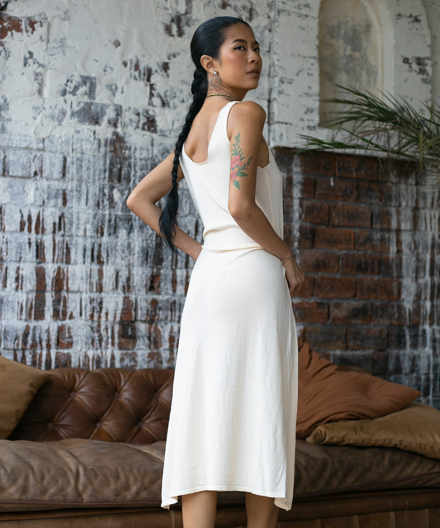 Marilyn Dress (Cream)
