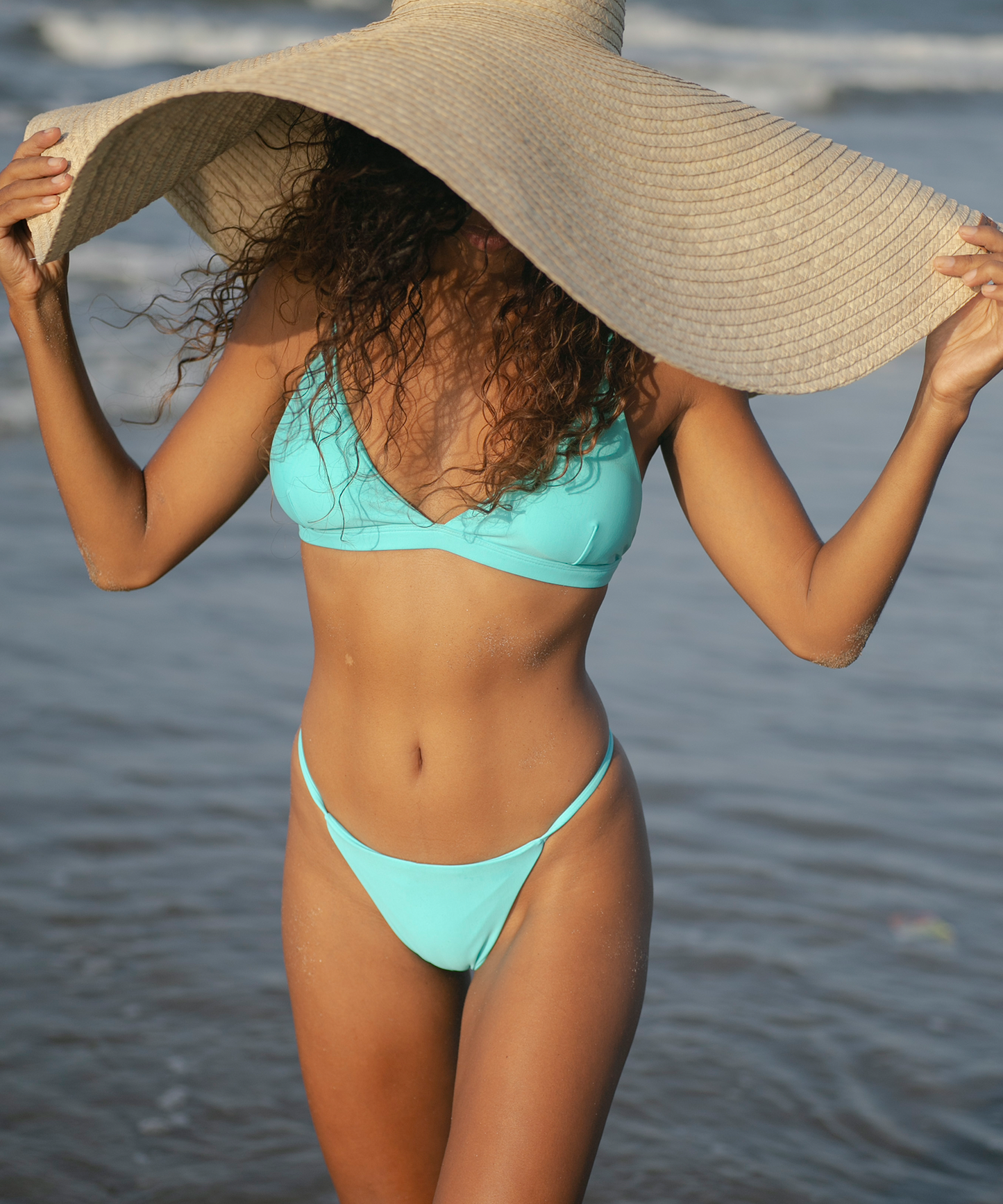 Triangle Bikini (Baby Blue)