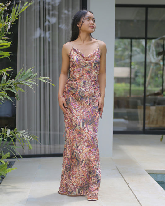 Freya Silk Dress (Fibonaci)