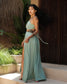 Venus Plait Dress (Bermuda Teal)