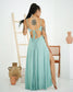 Venus Plait Dress (Bermuda Teal)