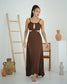Venus Plait Dress (Brown)