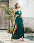 Venus Plait Dress (Emerald)