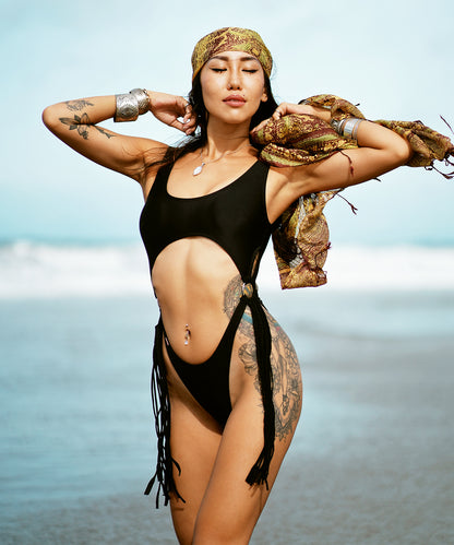 Tasseled Monokini
