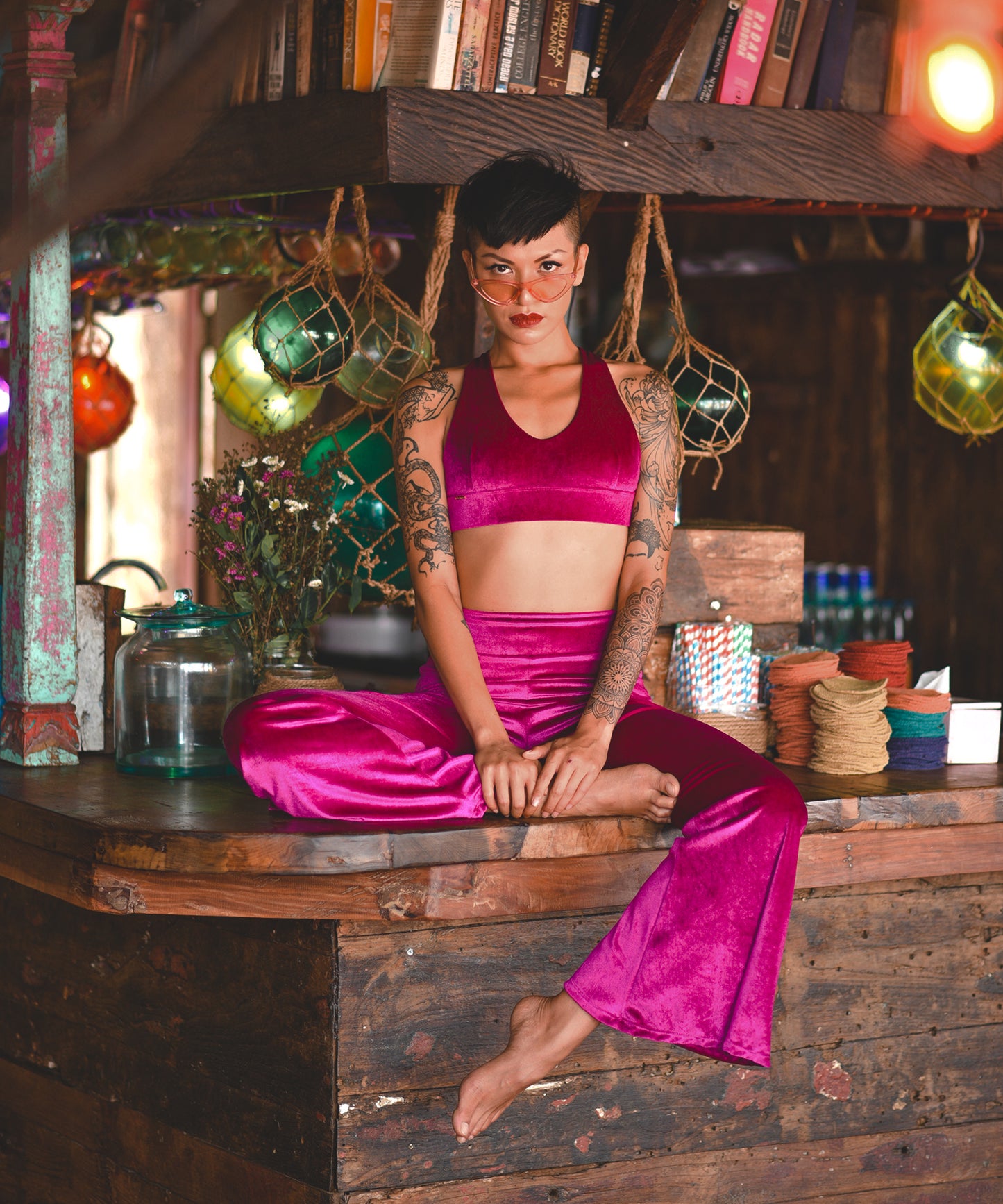 Boogie Bell Velvet Pants