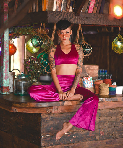 Boogie Bell Velvet Pants