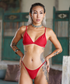 Red Triangle Bikini