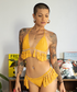 Tassels Crochet Bikini (Marigold)