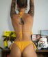 Tassels Crochet Bikini (Marigold)