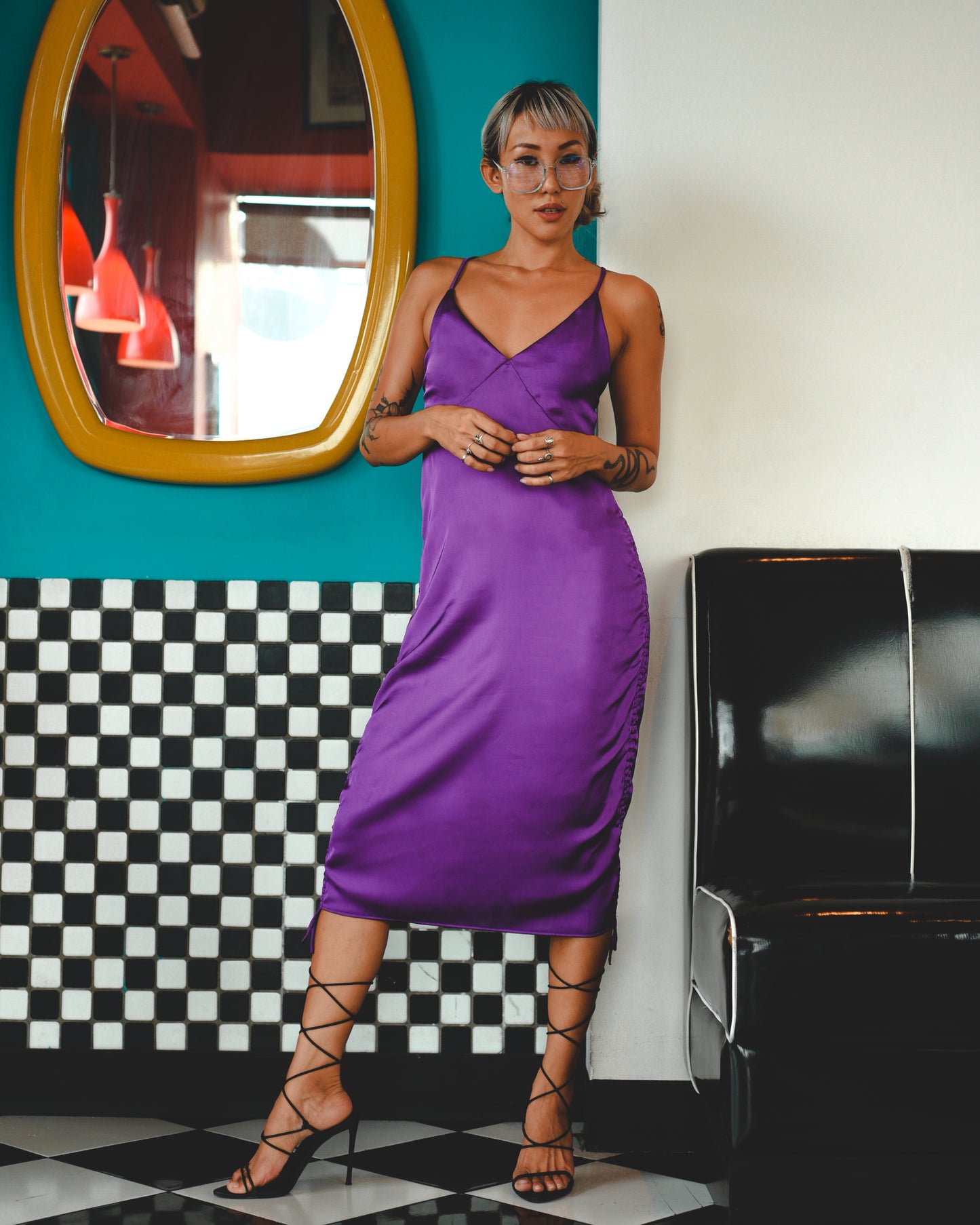 Jitterbug Satin Dress