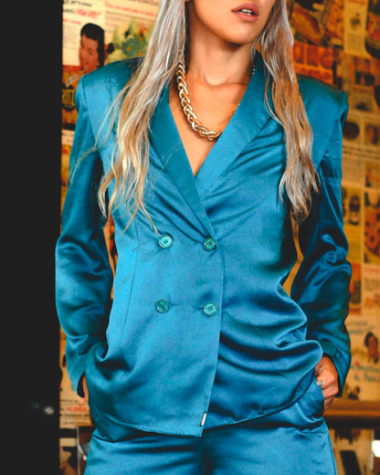 Disco Cisco Satin Pantsuit