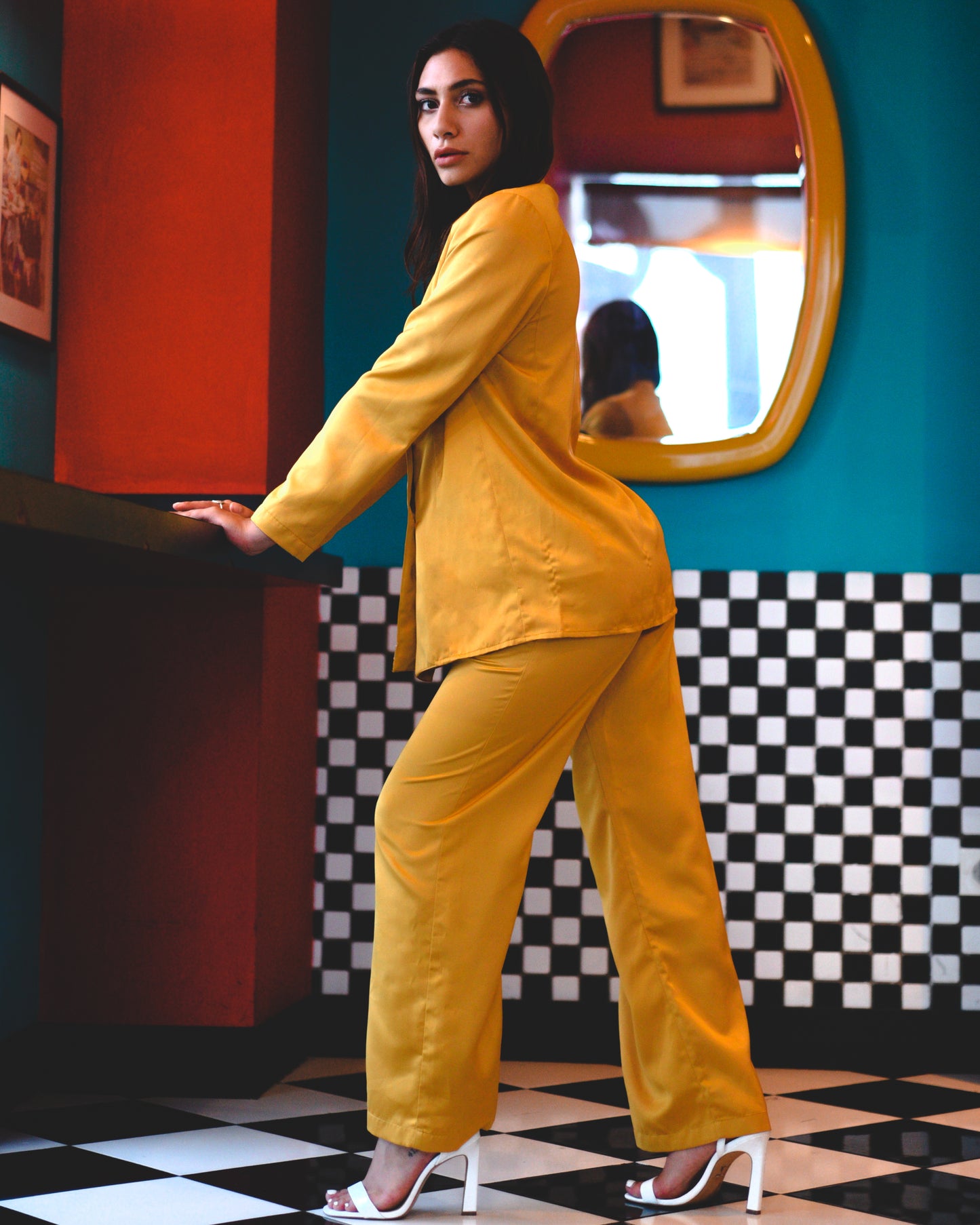 Disco Cisco Satin Pantsuit